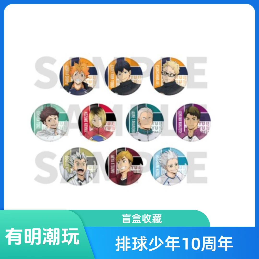 代拆】排球10周年纪念展 全感觉 吧唧 透卡