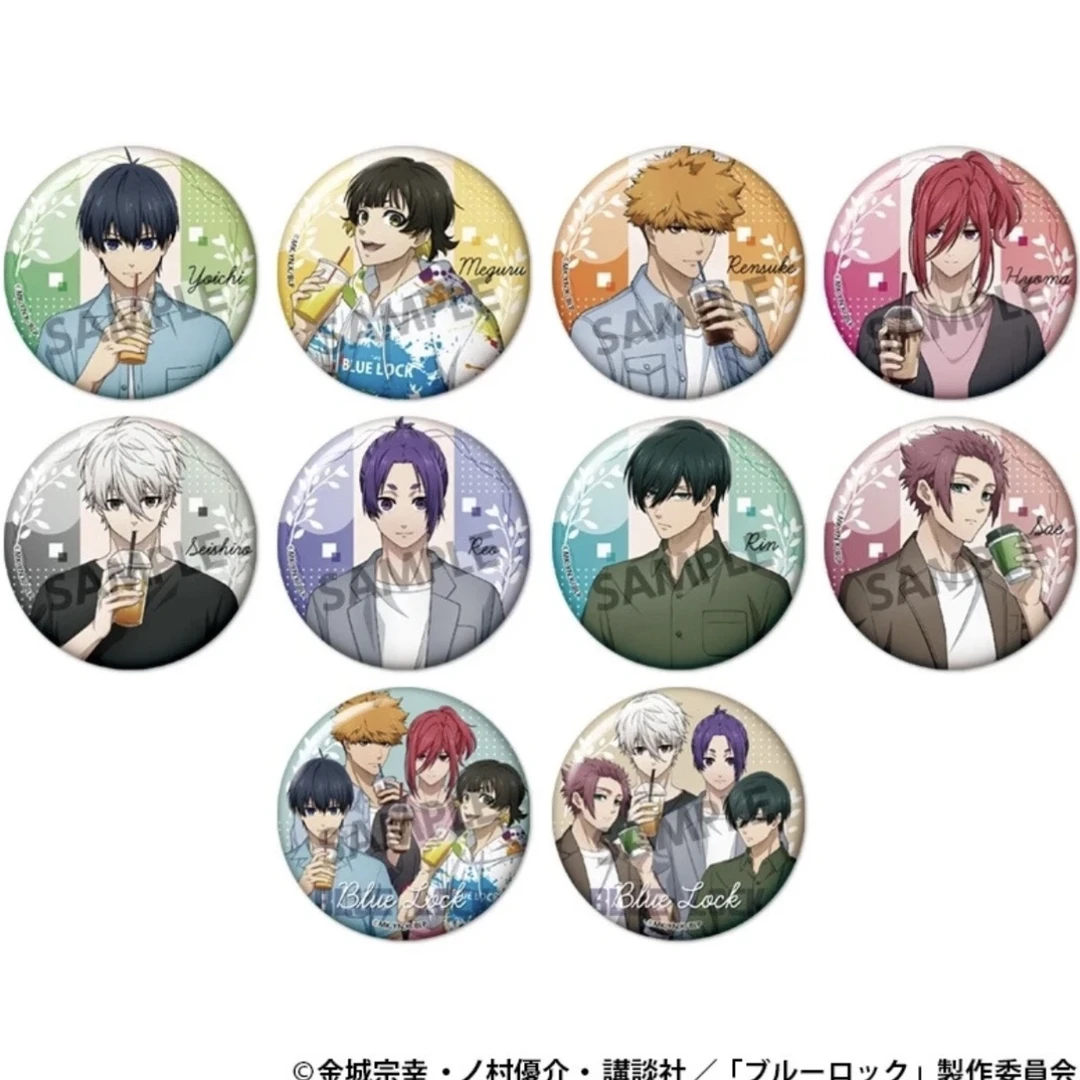 【蓝色监狱】蓝锁 饮料吧唧徽章 全10种（默认代拆）