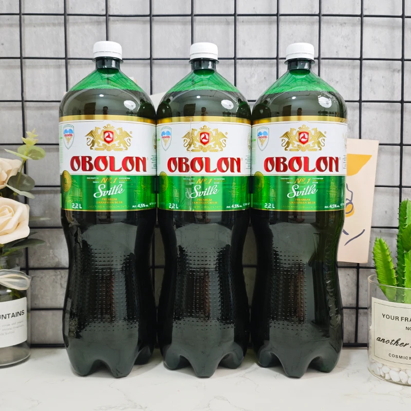乌克兰进口奥伯龙全麦啤酒2.2升/桶大容量畅饮款进口清爽麦芽啤酒