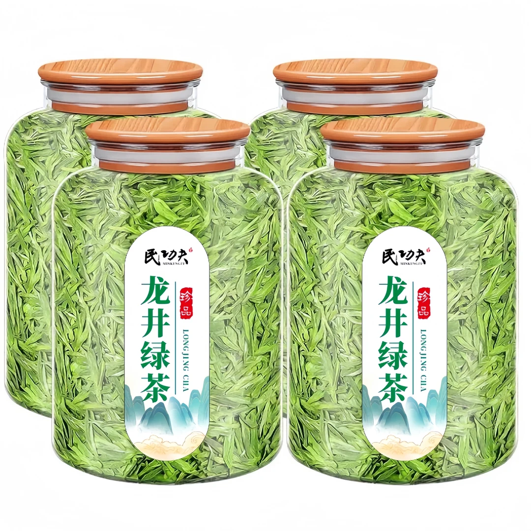 MINKUNGFU/民功夫2024新茶明前龙井特级绿茶头采春茶茶叶散装罐装