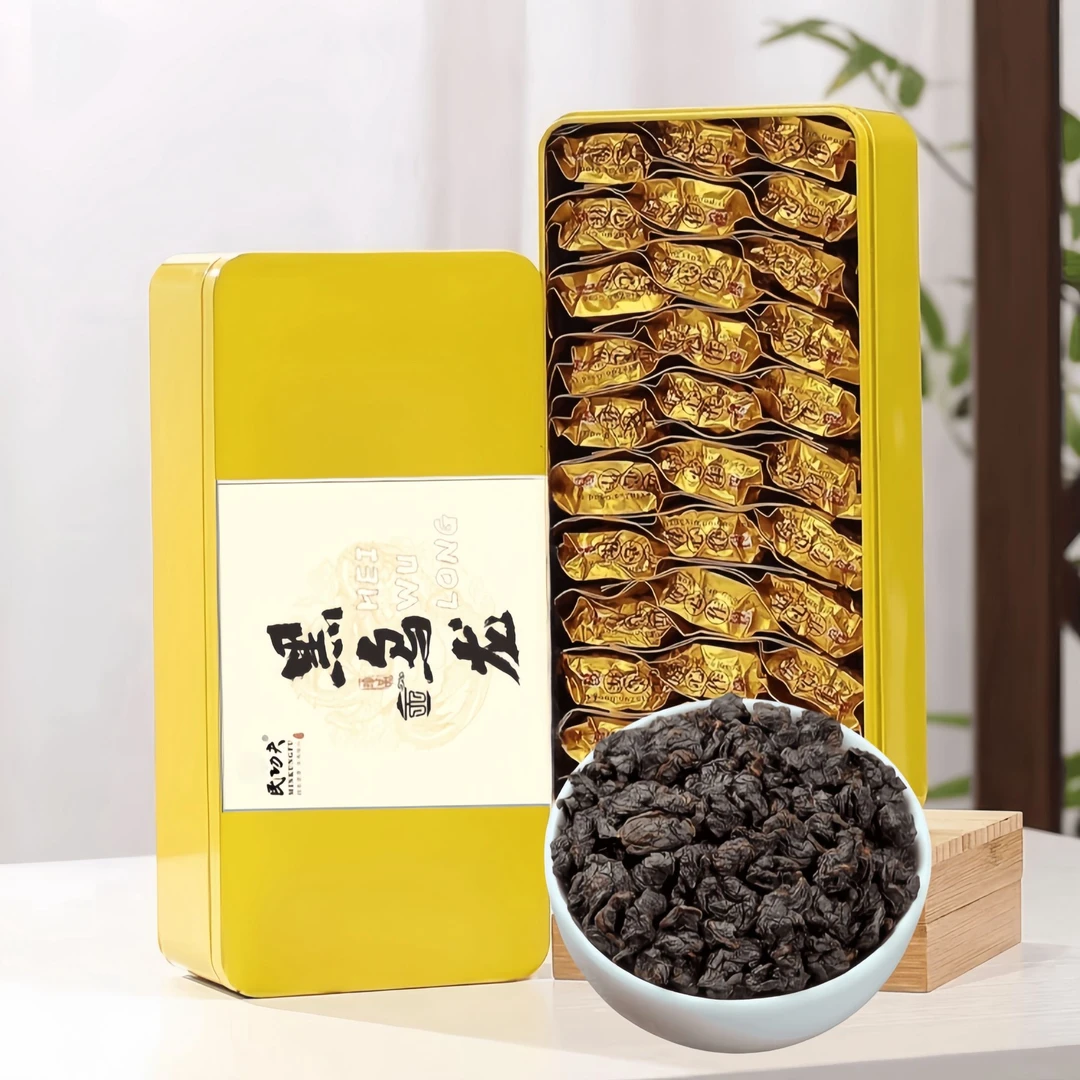 黑乌龙茶叶黑乌龙茶浓香型木炭技法炭焙乌龙茶茶叶好茶送人自己喝