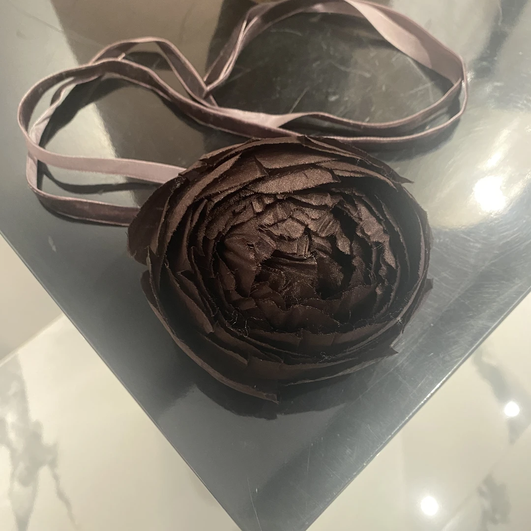 非金属布艺胸针 Y24FF07A手工芍药花胸针