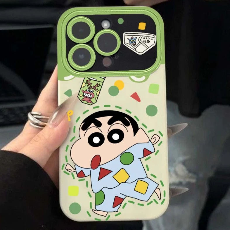 卡通绿睡衣人物适用苹果14手机壳iPhone13promax新款12全包11软xs