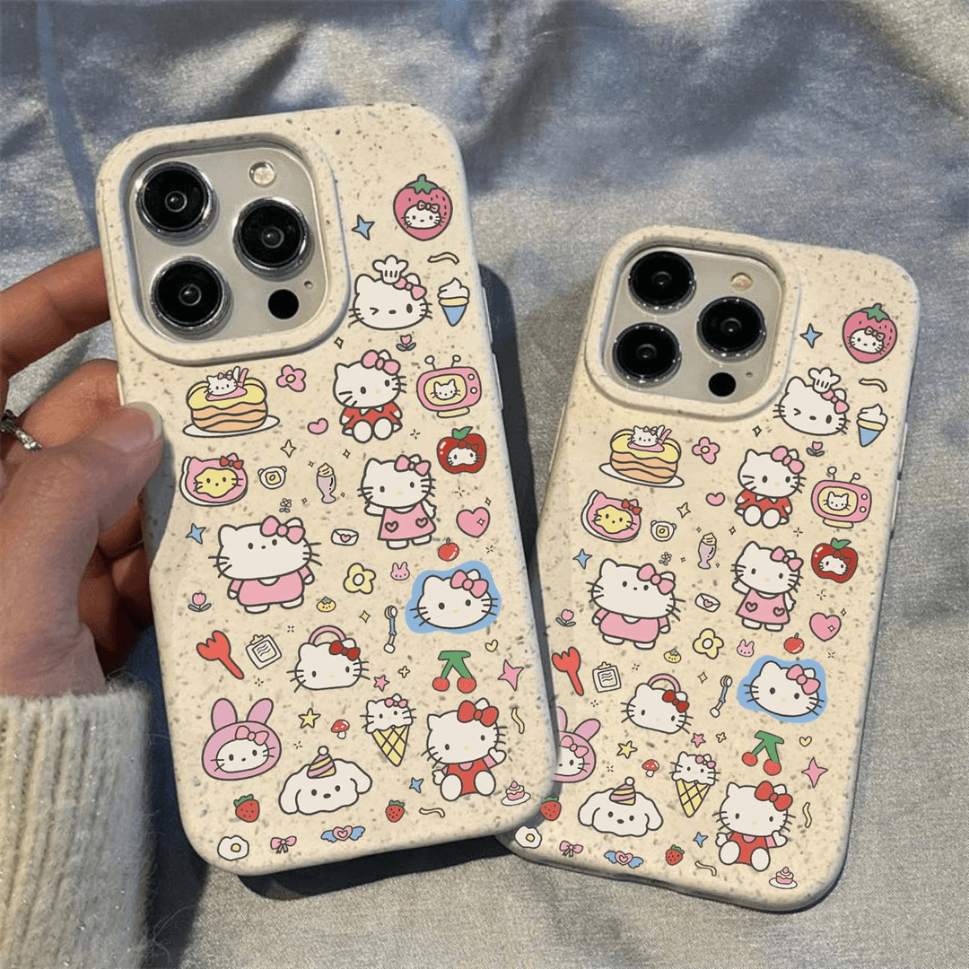 KT猫合集小麦壳适用苹果14/13promax手机壳12华为/vivo/小米/oppo