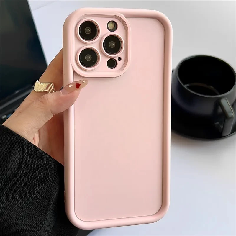 樱花粉精准孔适用苹果15手机壳iphone13/14promax防摔12/11全包女