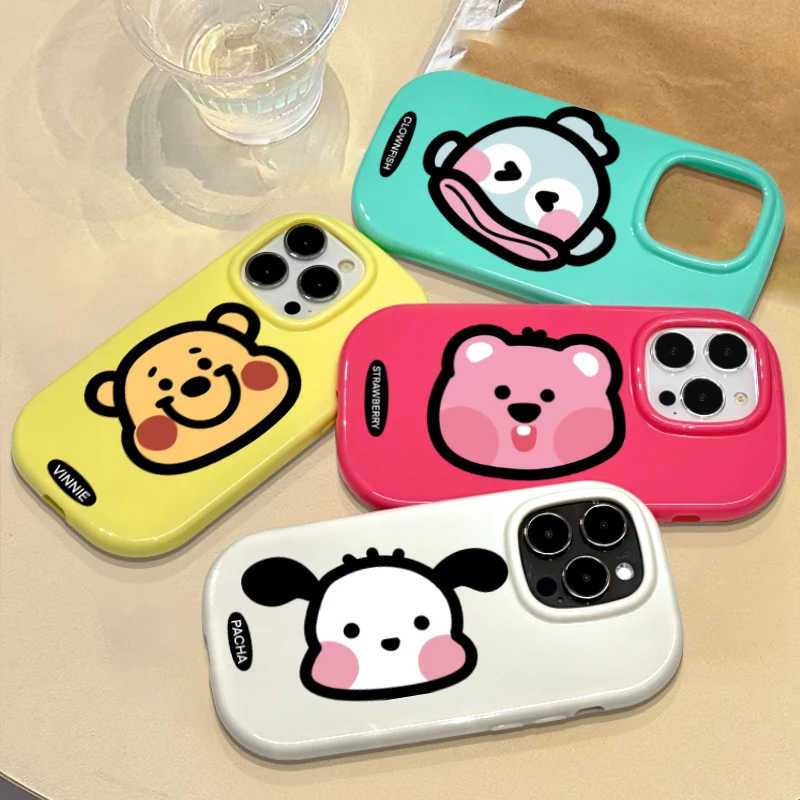 多巴胺卡通适用苹果15手机壳iphone15/15promax防摔15/12全包女软