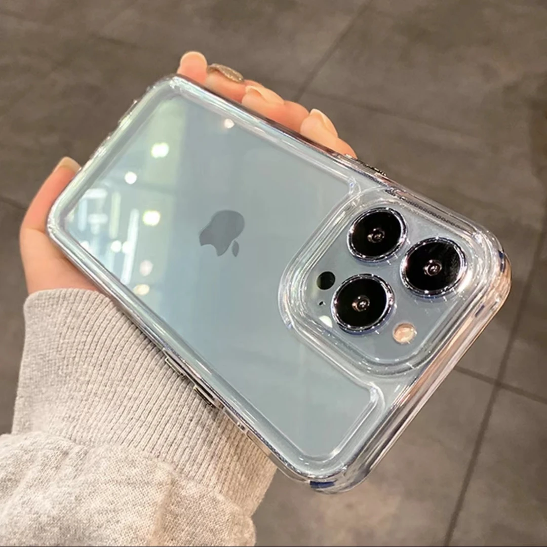 高级透明苹果15手机壳适用于iPhone15promax新款15plus全包15软壳