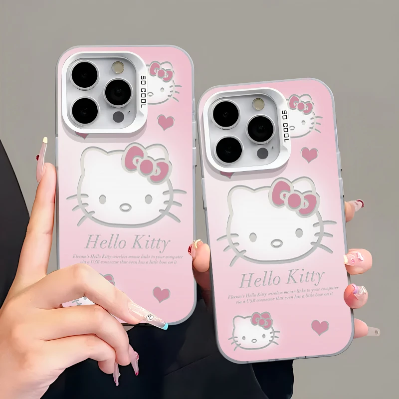 大头凯蒂元气壳适用iPhone15/14/13手机壳苹果vivo华为荣耀oppo软
