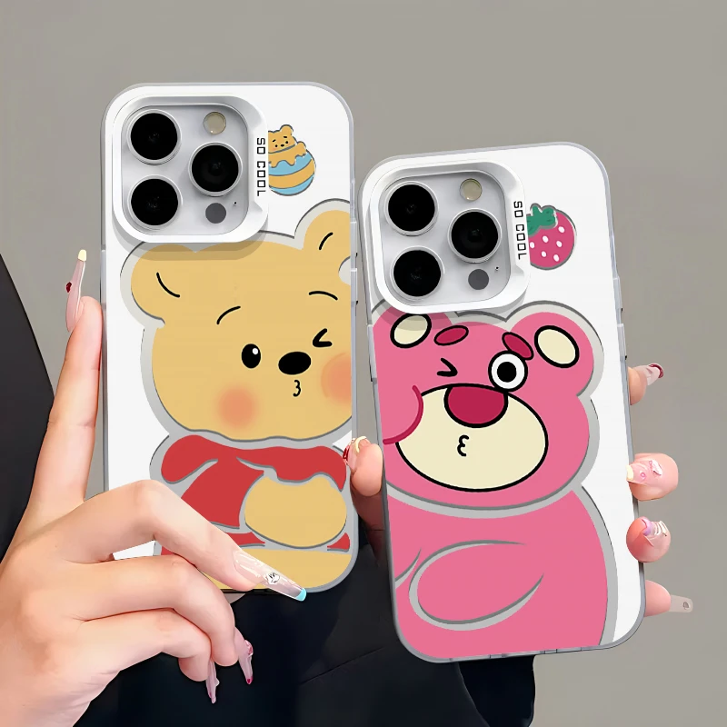 亲亲草莓熊元气壳适用iPhone15/14手机壳苹果vivo华为小米oppo软
