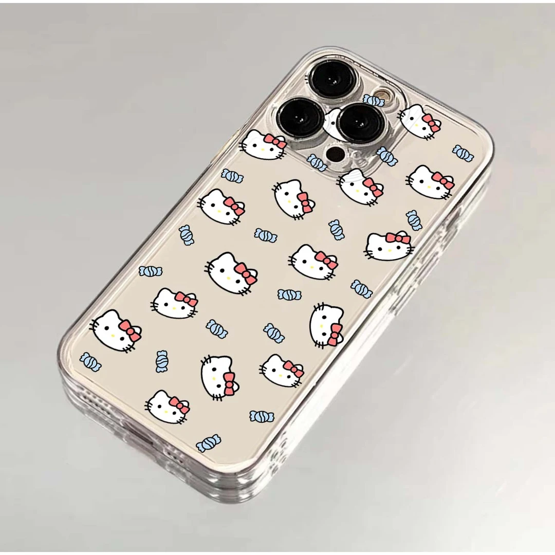 卡通糖果猫适用于iPhone15/14/13/12手机壳11p苹果华为oppovivo软