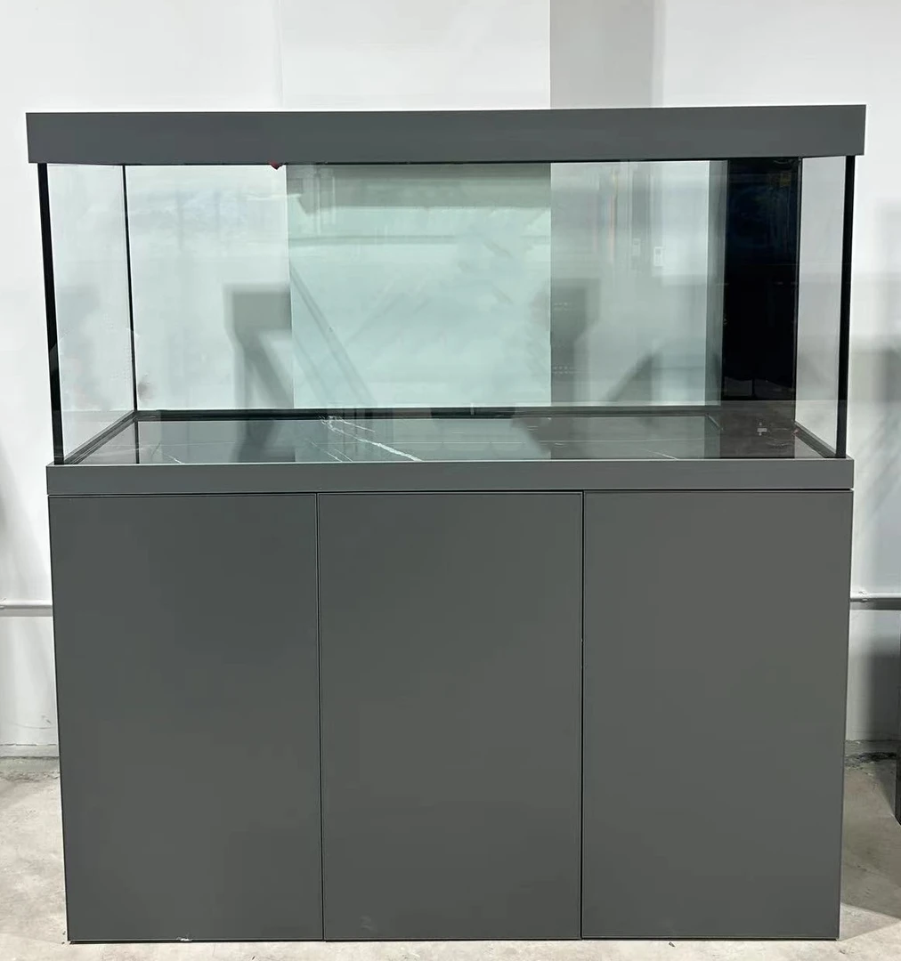 鱼妃妃 C款鱼缸客厅大型底滤超白水族箱生态隔断落地家用2024新款