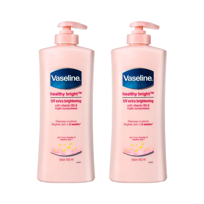 Vaseline 凡士林烟酰胺身体乳保湿滋润香体嫩白补水 400ml  2件装