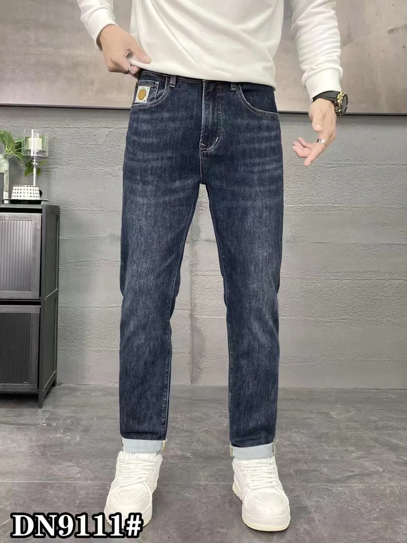 男款春季爆款高弹直筒牛仔裤