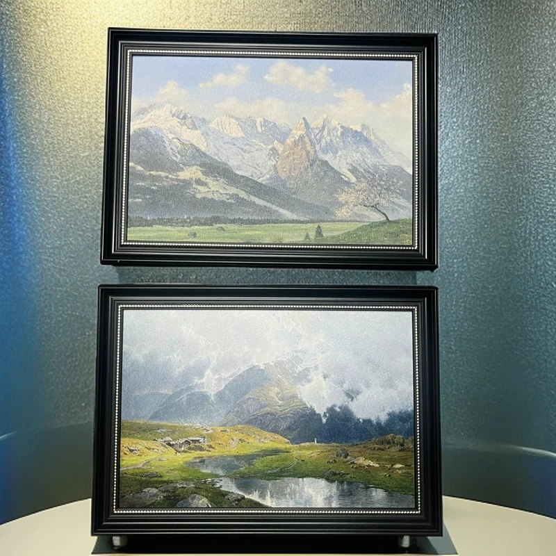 s56云卷云舒世界名画客厅玄关大气风景沙发背景餐厅装饰画
