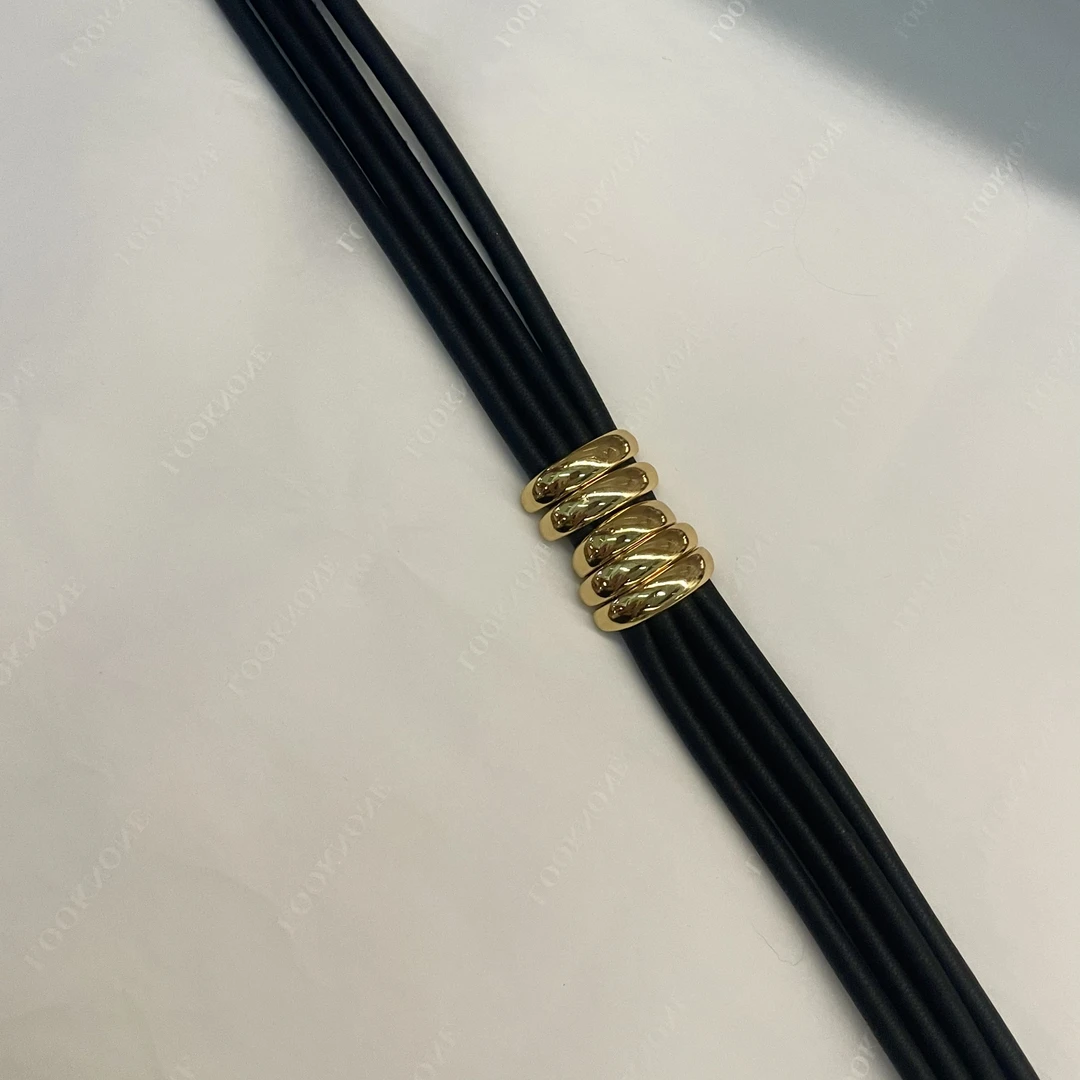 合金皮质项链 BLAVCPEON【十环】百搭高级感女人味项圈 X8430251H