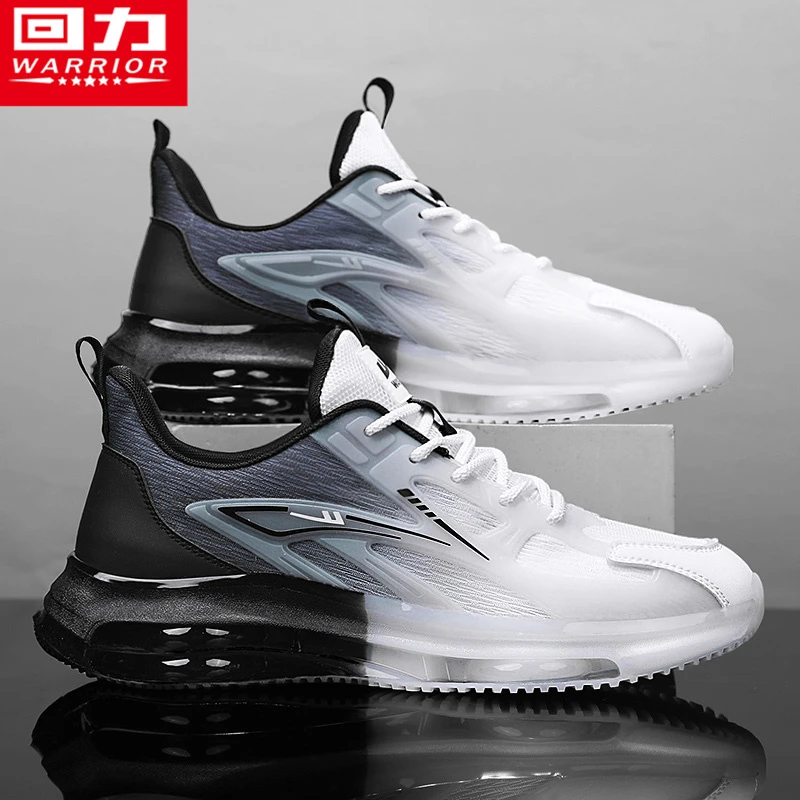 回力男鞋2025新款夏季透气休闲跑步网面运动厚底防滑气垫减震潮鞋