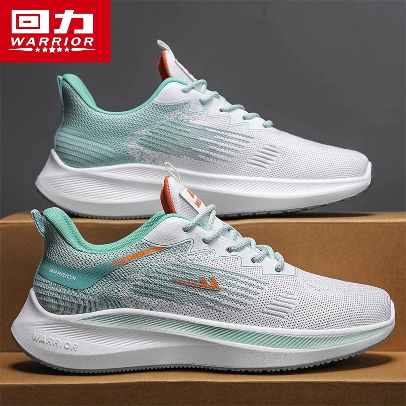 【回力】跑步运动鞋男士休闲鞋2025新款休闲百搭防滑飞织网面男士鞋
