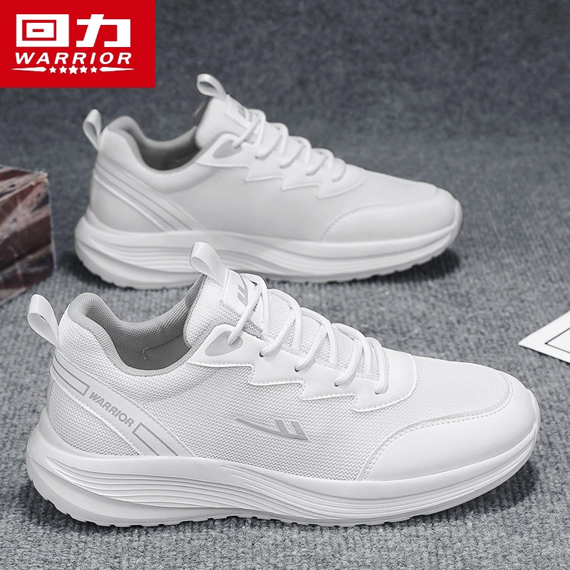 回力运动男鞋夏季2025新款休闲百搭轻便软底跑步防滑网面小白潮鞋
