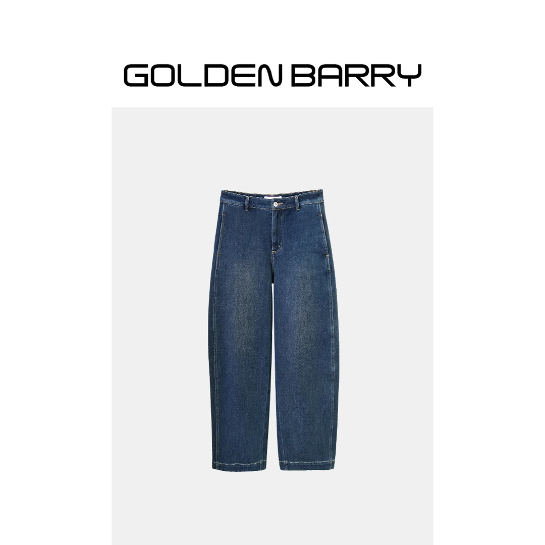 GOLDENBARRY|505100时尚休闲高弹镰刀牛仔裤