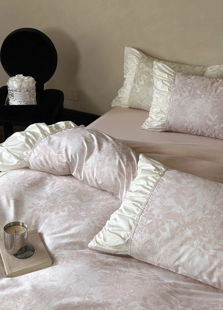 【薄荷少女】2024秋冬新品设计师款数码印花磨毛四件套