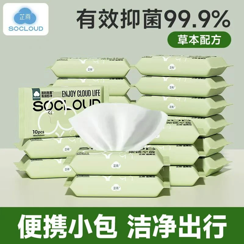 芷雨湿厕纸10抽可冲散清爽如洗卫生湿厕纸
