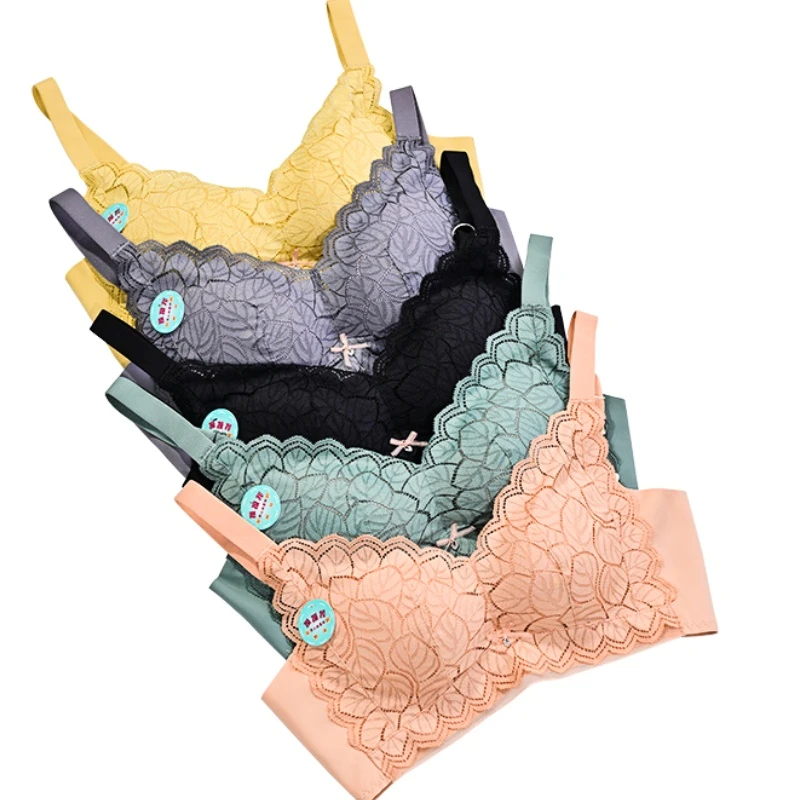 娜妮兰AB3.0手掌上托聚拢胸罩小胸显大内衣女无侧骨无痕舒适文胸