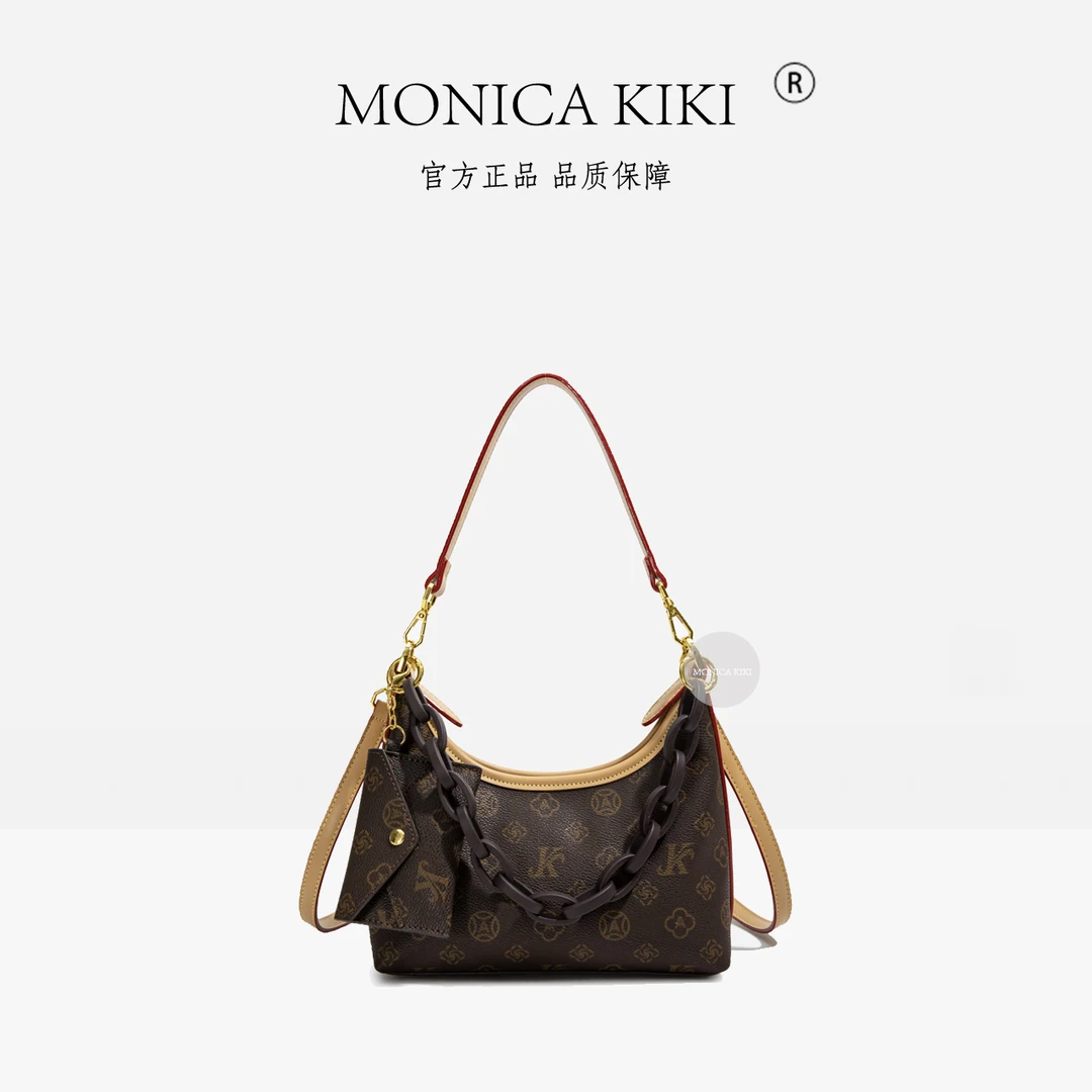 莫妮卡奇奇新款链条托特百搭单肩包时尚斜挎包