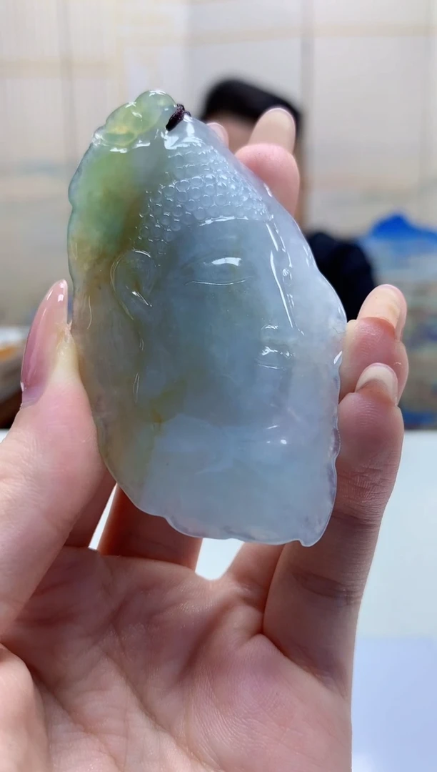 【闪购商品】定制翡翠未镶嵌4969jw-毛货挂件96