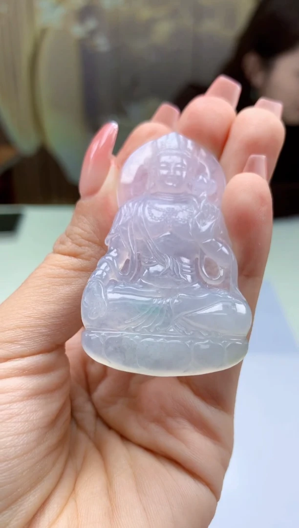 【闪购商品】定制翡翠未镶嵌5029ty-毛货挂件138