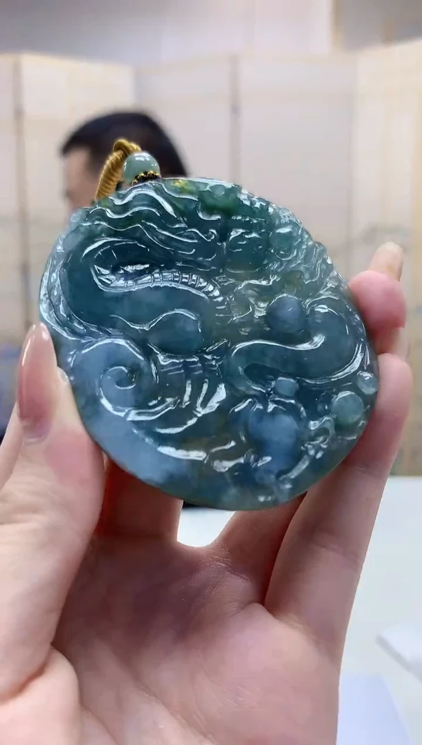 【闪购商品】定制翡翠未镶嵌4898jw-毛货挂件125