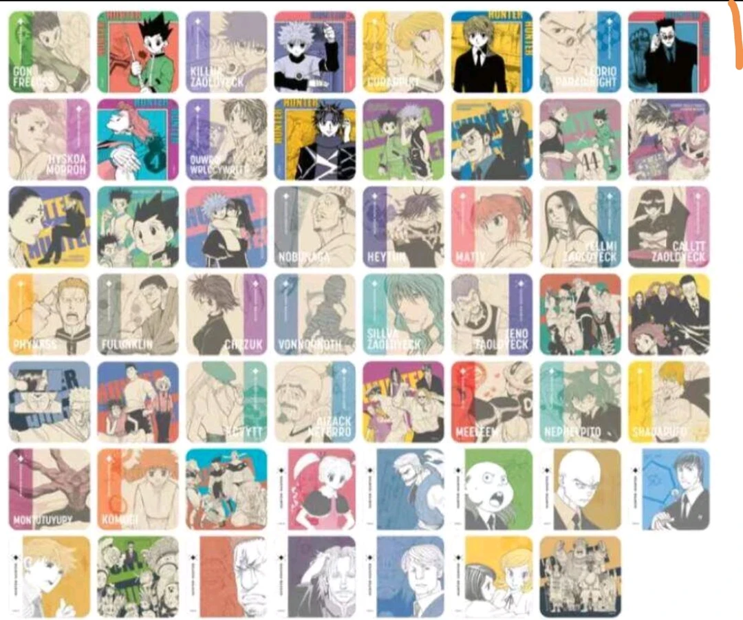 全职猎人 原画杯垫二弹 混池 /未成年禁止下单 默认厂瑕