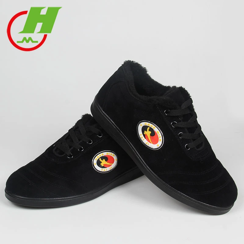 冬季保暖棉鞋红棉太极鞋加绒帆布武术鞋练功鞋太极拳功夫鞋