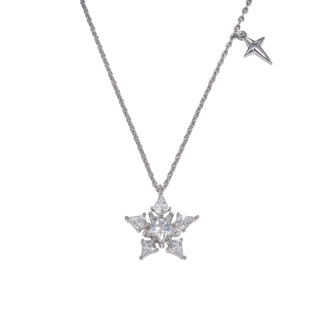 BA 铜合金项链 BA饰物局璀璨星星项链轻奢气质优雅淑女百搭锁骨链