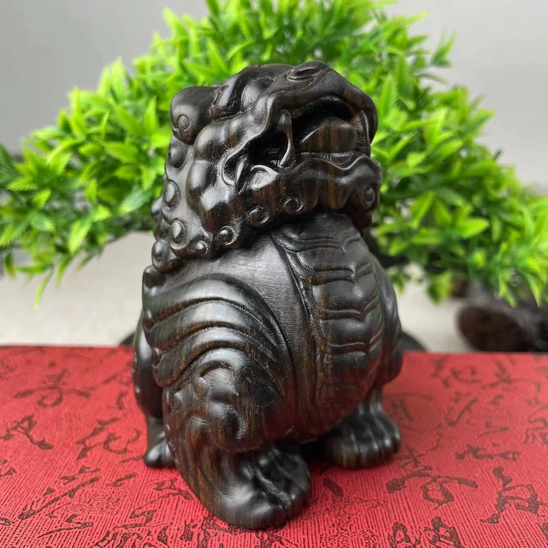 达拉干 大貔貅摆件木雕工艺品摆件把玩件家居摆件手把件茶宠