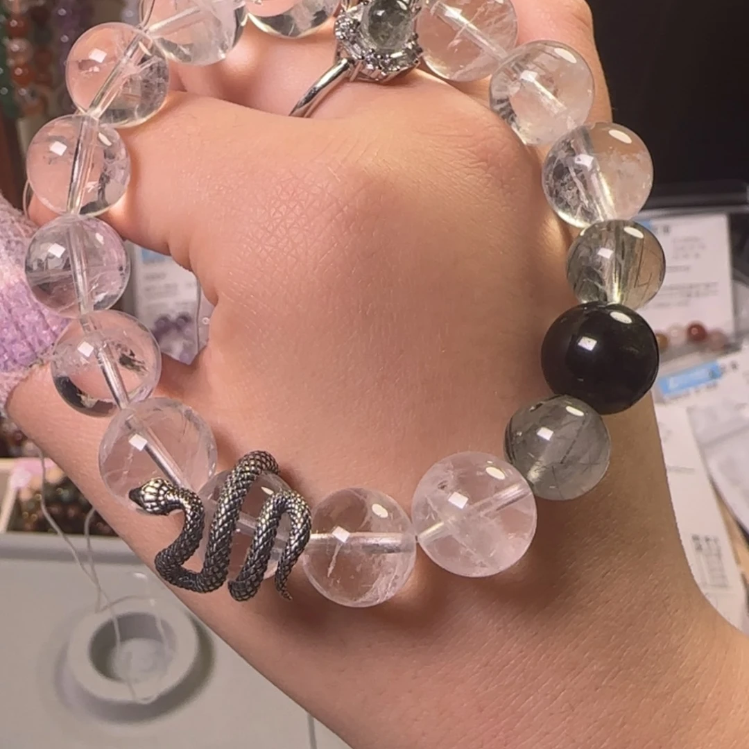 【闪购商品】水晶手链未镶嵌白幽灵