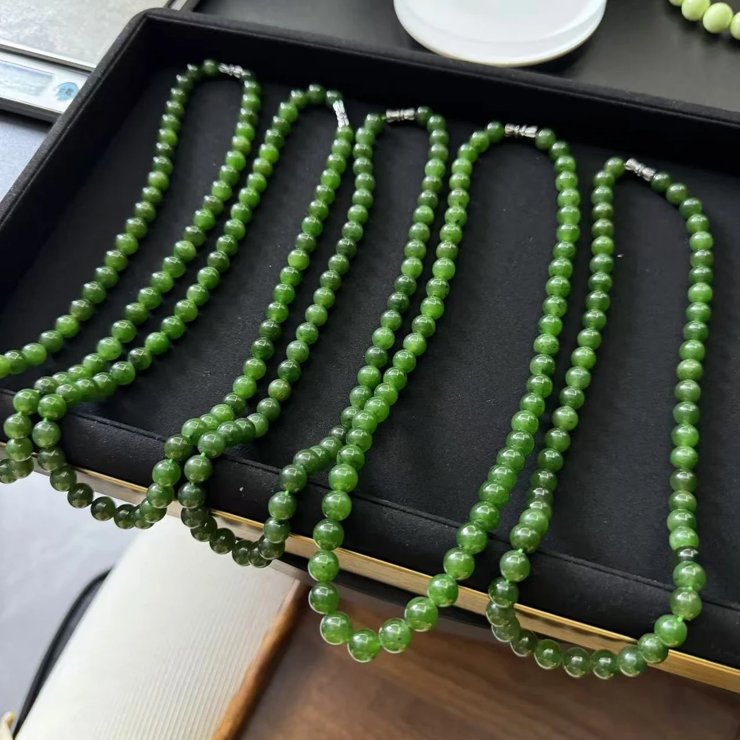 Q224和田碧玉项链 多样性发一件 完美主义慎拍