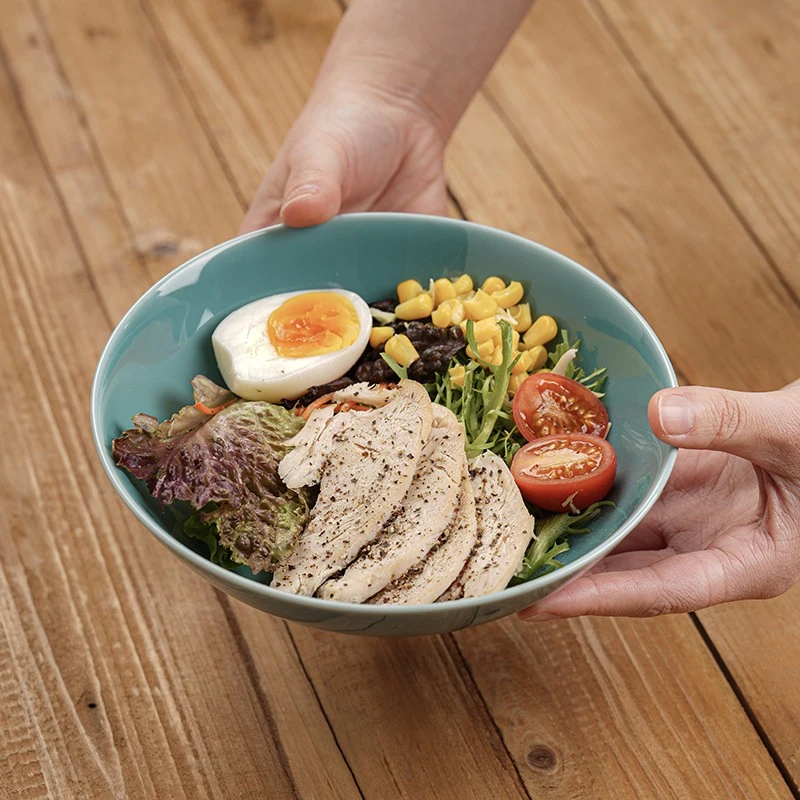 白山陶器BLOWS波佐见烧日式圆碗家用餐具纯色简约ins小众陶瓷菜碗