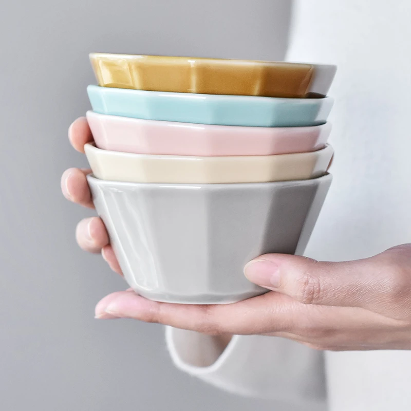 波佐见烧重山家用现代ins风日本进口好看陶瓷餐具小碗