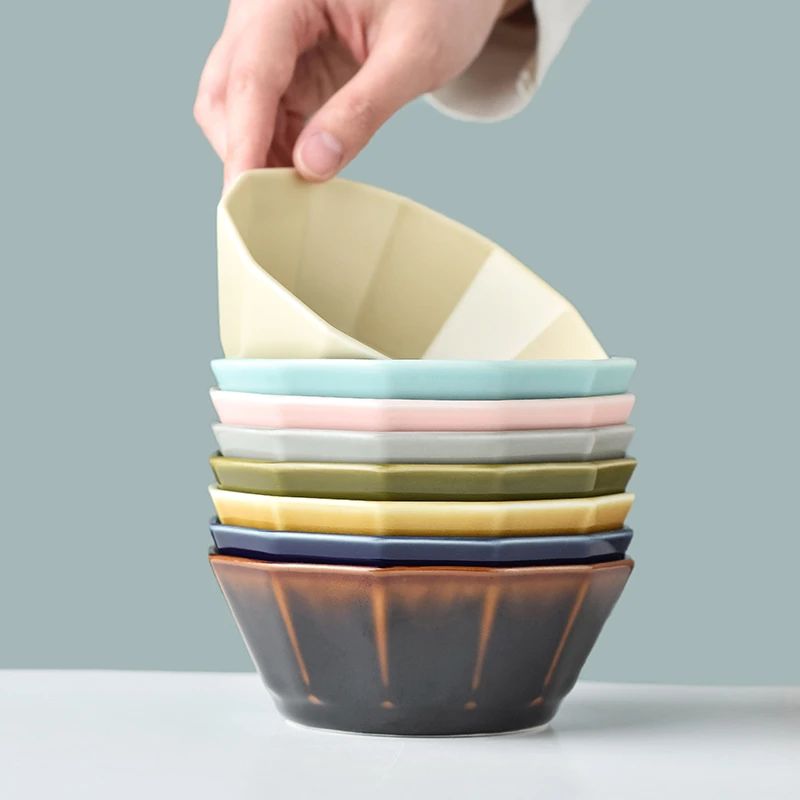 波佐见烧重山家用现代ins风日本进口好看陶瓷餐具大碗