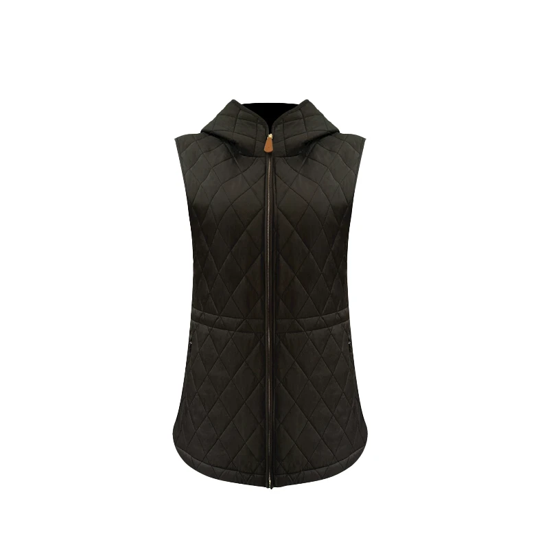 保暖锁温连帽设计感无袖马甲8L00B4969