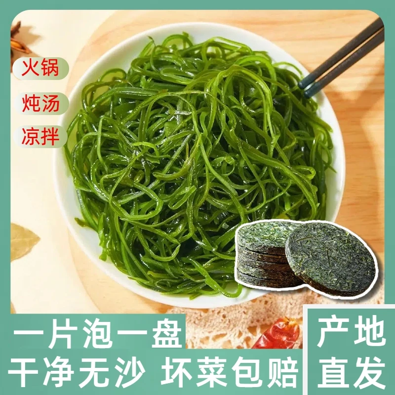 霞浦压缩烘干海带丝凉拌火锅食材无沙片片干净独立包装厂家直发