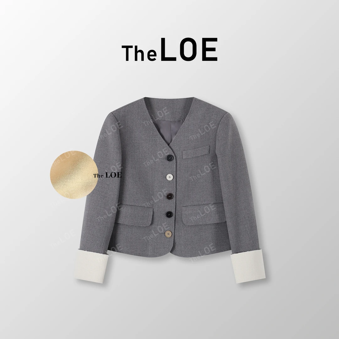 TheLOE/8.28[杂志色 edit] 重磅撞色小香羊毛外套#LE-9806