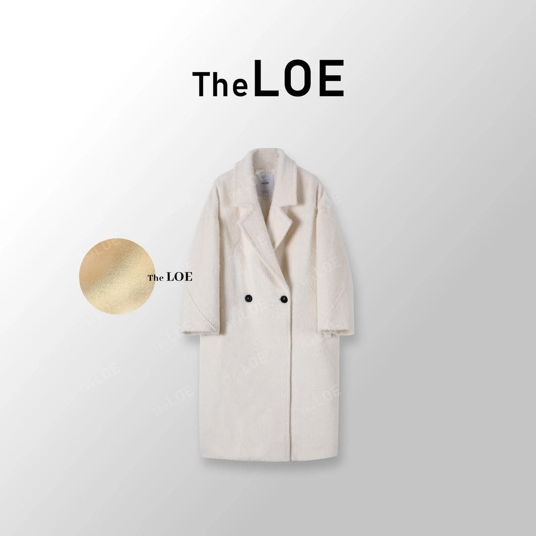 TheLOE/【北岛冬日】苏力C长羊驼/羊毛经典双排扣大衣#10.27W-G3411