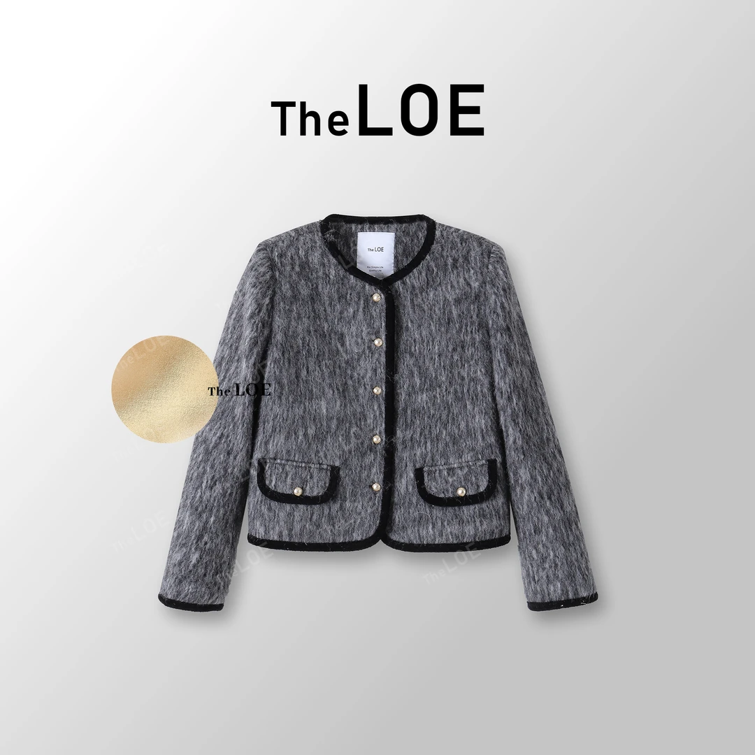 TheLOE/[灰金香香]羊毛/90白鹅绒 老钱香风鹅绒外套#12.05Y-G3555