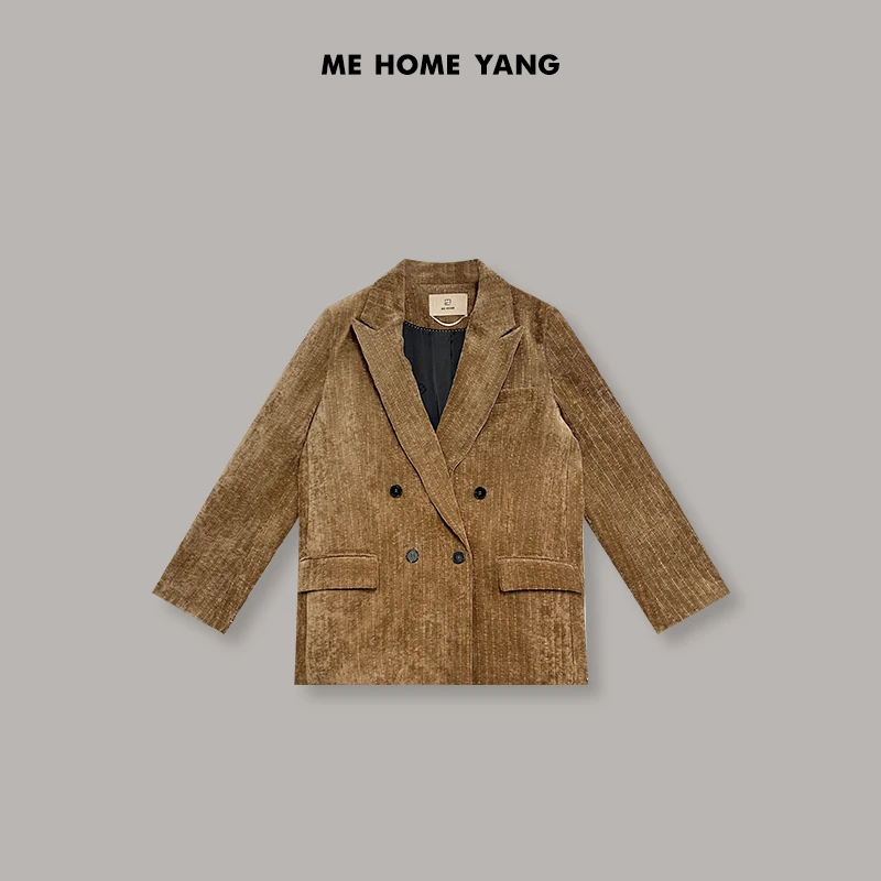 ME【灯芯绒西装】轻奢极简新款时尚百搭休闲宽松西装MEQA1236