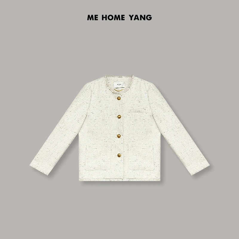 ME【流苏花呢小香】轻奢高定时尚设计款百搭新款外套MEQA0335