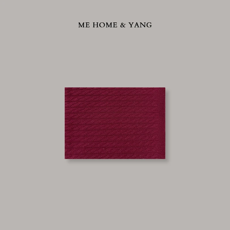 ME【绞花围巾】轻奢极简气质百搭时尚短款新款围巾MEQA0900