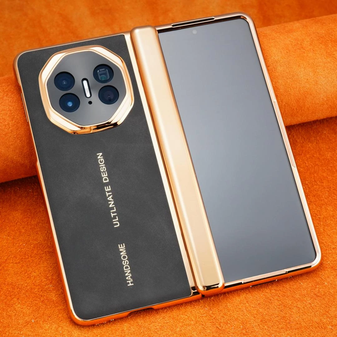 [壳膜一体]适用华为MateX6羊巴皮手机壳秒变XT镜头全包中轴防摔壳