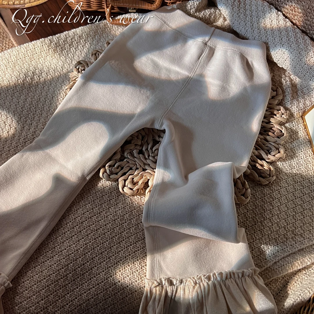 Z-38新款加厚加绒打底裤女童洋气宝宝外穿秋冬