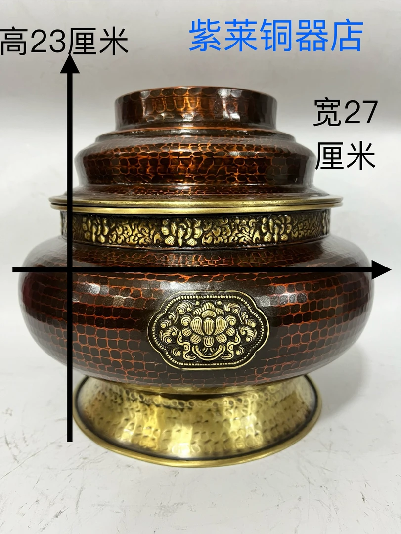 少数民族纯铜纯手工居家摆件